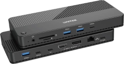Unitek 12-in-1 multifunktsionaalne dokkimisjaam USB-C HDMI USB 4 PD