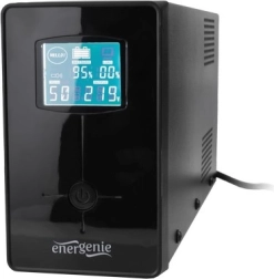 Line-interactive UPS-i varutoiteallikas 850 VA, LCD, USB ja 2× IEC – Energenie