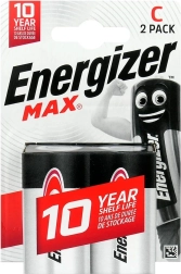 Aluseline patarei C LR14 ENERGIZER MAX, blistr 2 tk