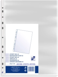 A4 eurotasku polüpropüleenist europerforatsiooniga, teralise pinnaga 40 µm