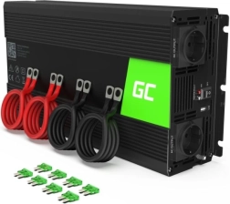 Voltage inverter 24 V to 230 V 2000 W (peak 4000 W) pure sine wave GREEN CELL