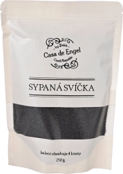 Must puistev küünlavaha küünalde valmistamiseks koos 4 tahiga (250 g)