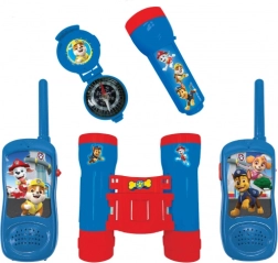 PAW PATROL laste seikluskomplekt saatjate, taskulambi, binokli ja mängukompassiga