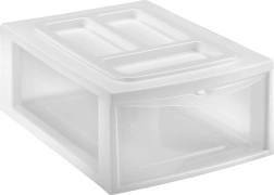 Plastikust riiul sahtliga HEIDRUN 38 × 27 × 14 cm, värvivalik