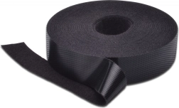 DIGITUS isekleepuv kuiv takjariba kaablite jaoks, 20 mm, 10 m rull, must