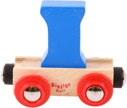 Täht I-ga vagun puidust raudteele Bigjigs Rail