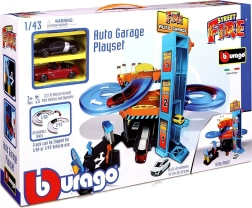 Bburago allasõiduga autogaraaž laskumise ja liftiga 1:43