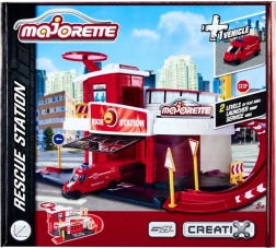 Majorette Creatix päästja-jaam garaaž sõidukiga
