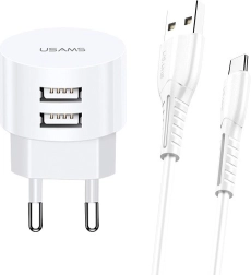 USAMS T20 laadija 2xUSB ja microUSB-ga