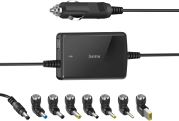 Universaalne auto-adapter sülearvutile 15–19 V, 70 W USB-ga
