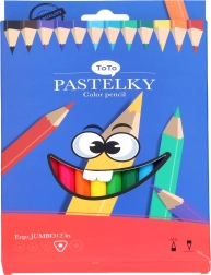 Jumbo ERGO värvipliiatsid 12 tk