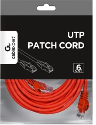 Cat. 6 UTP-võrgupatch-kaabel, 5 m, punane