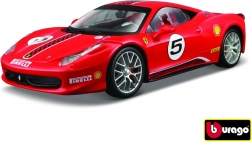 Metallist Ferrari 458 Challenge 1:24 punane mudelauto