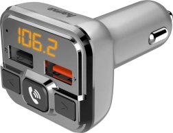 Bluetoothi ja 18 W laadijaga FM-saatja