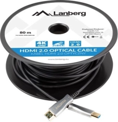 Aktiivne optiline HDMI 2.0 kaabel 80 m LANBERG
