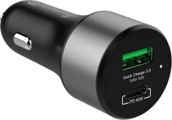 Autolaadija Power Car Charger 63W USB-C PD ja USB QC 3.0