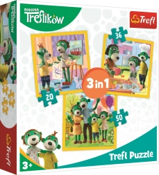 Pusle Treflíci 3in1 – koos on tore olla (20, 36, 50 tükki)
