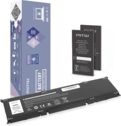 Mitsu sülearvuti aku Dell Alienware M15/M17 R3–R4, Precision 5550 ja XPS 15 9500/9510 jaoks (69 Wh, 11,55 V)