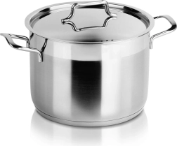 Roostevabast terasest pott kaanega Anett 20 cm, 4,6 l