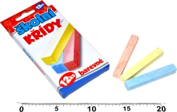 Värvilised koolikriidid 12 tk