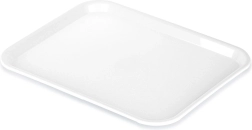 Valge plastist serveerimisalus 45,5 × 35,5 cm