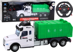 Roheline RC-auto kaugjuhtimisega efektidega