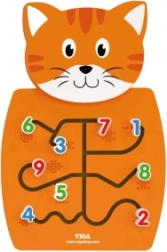 Puidust numbritahvel Kass VIGA