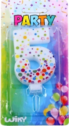 Peoküünal number 5 täppidega