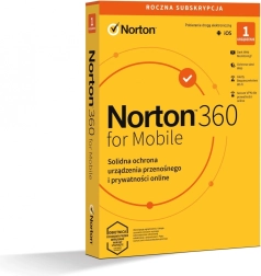 Norton 360 mobile – 1-aastane tellimus 1 kasutajale ja 1 seadmele