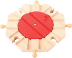 Bigjigs Rail pöördlaud 8 väljasõiduga