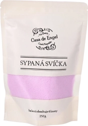 Lilla puistatav küünlavaha 250 g + 4 taht