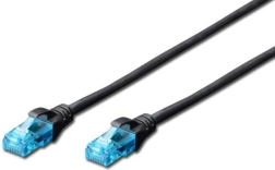 RJ45–RJ45 CAT5e U/UTP patch-kaabel, 0,25 m, must
