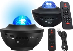 LED-tähtede projektor Bluetooth-kõlari ja kaugjuhtimispuldiga