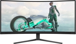 Kumer 34" mängurimonitor VA, 180 Hz, HDMI x2, DP x2