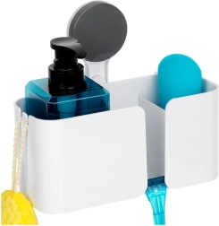 Shower shelf with suction cup 21 × 9 × 19 cm