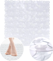 Läbipaistev libisemiskindel dušimatt 51 × 51 cm