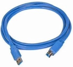USB 3.0 kaabel AB (AM–BM) 1,8 m sinine