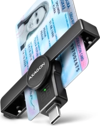 AXAGON PocketReader USB‑C taskukaardilugeja