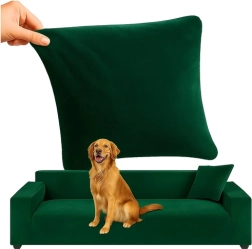 Sofa Cover for Corner Sofa RUHHY Green 190-230 cm