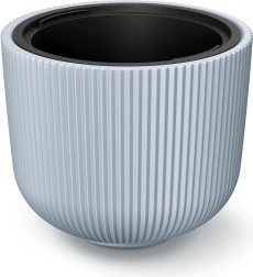 Lillepot sisuga Milly 46,9 cm – helehall plastikust lillepott sise- ja välistingimustesse