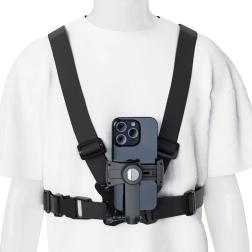Chest Strap for Phone and GoPro with Mirror