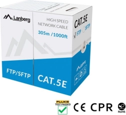 SFTP võrgukaabel Cat 5e 305 m, täisvask, hall
