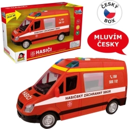 Inertsiauto tuletõrjebuss helide ja tuledega