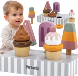 VIGA PolarB puidust jäätised alusel – komplekt 5 tk