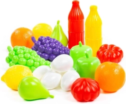 Plasttoiduainete komplekt laste mängukööki
