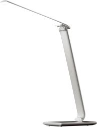Hämardatav Solighti LED-laualamp valguse temperatuuri valiku ja USB-pordiga, läikivvalge