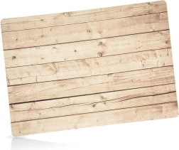 Ristkülikukujuline lauamatt 43 × 30 cm puidudekooriga