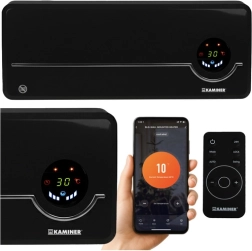 KAMINER AIRO õhukardin kaugjuhtimise ja Wi‑Fi-ga, 2000 W