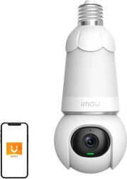 Välitingimustesse mõeldud Wi‑Fi pirnikaamera 2‑ühes IMOU Bulb Cam 5MP