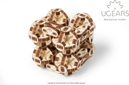 Ugears 3D puidust mehaaniline kokkupandav mudel Flexi kuubik